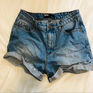 BDG high waisted jean shorts